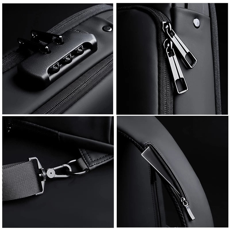 Sac à bandoulière pour hommes antivol en cuir Italien - Sac Tendance Sac à bandoulière pour hommes antivol en cuir Italien - Sac Tendance