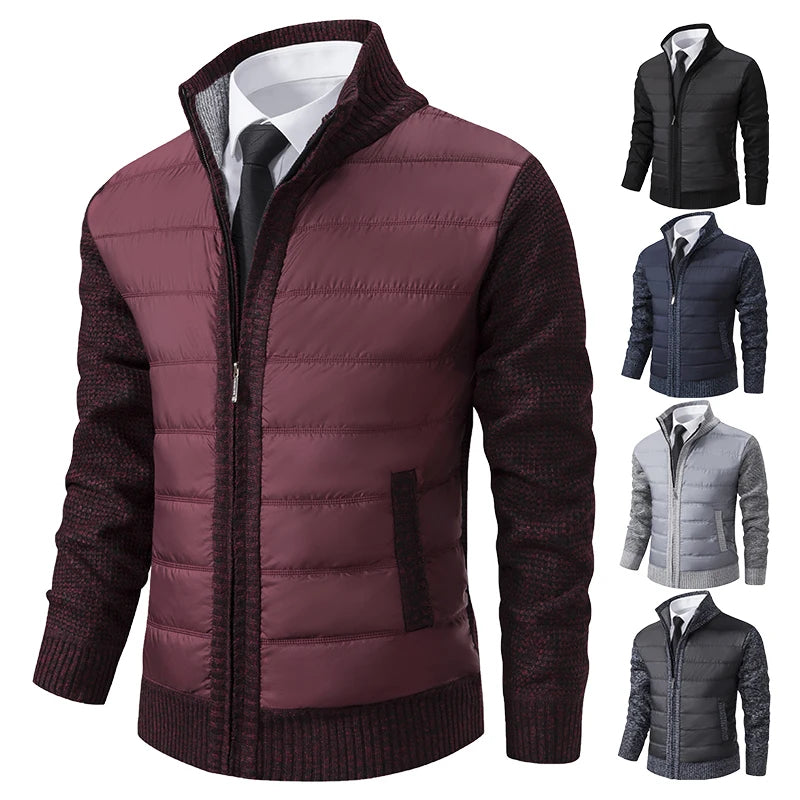 Veste cardigan en laine pour homme