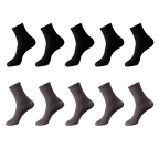 5x Noir & 5x Gris foncé