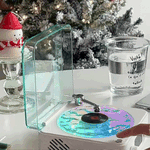 Mini Enceinte Rétro avec Effet Lumineux Relaxant