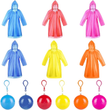 Lot de 2 Ponchos de Pluie + Housse Porte Clé
