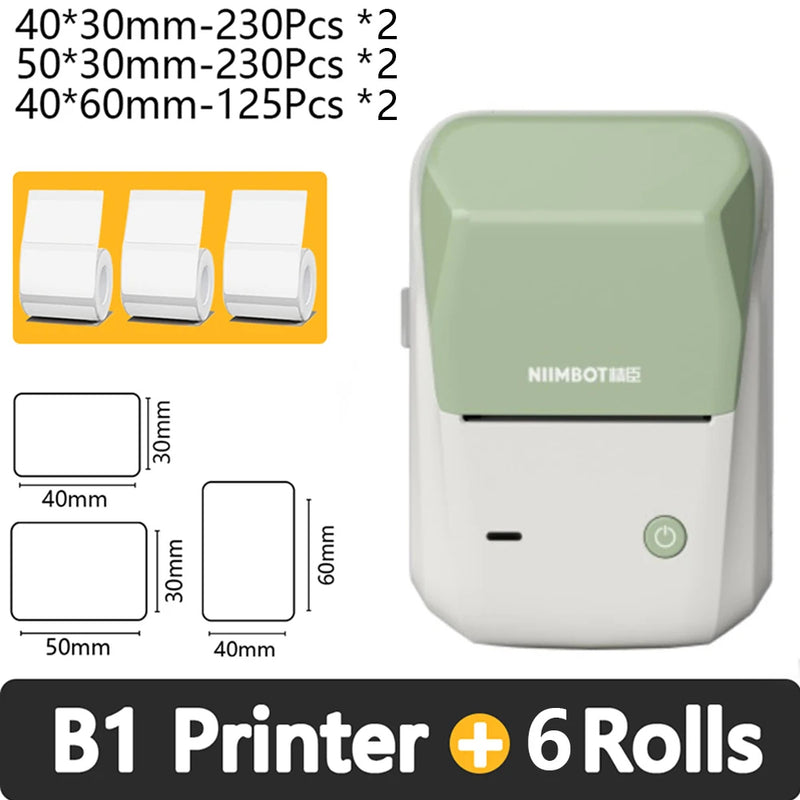 Mini imprimante d'étiquettes portable NiimBOT