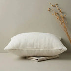 Housse de Coussin en Mousseline 100 % Coton Doux & Respirant – 5 Tailles & 12 Couleurs