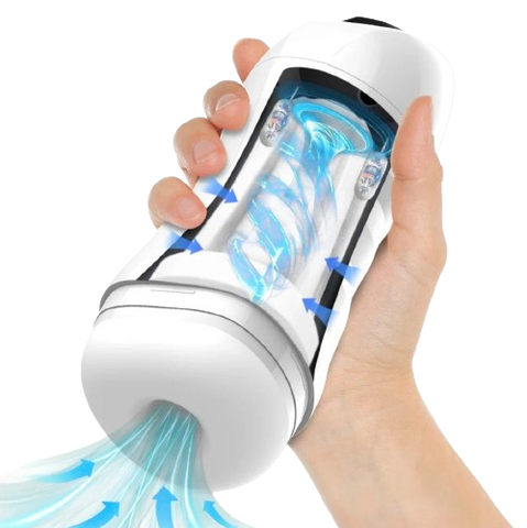 TURBO - Masturbateur à succion automatique texturé 3D