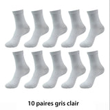10 paires gris clair / EUR 38-42,10 paires gris clair / EUR 42.5-46