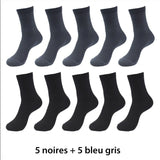 5 noirs 5 gris bleus / EUR 38-42,5 noirs 5 gris bleus / EUR 42.5-46