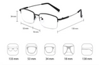 Lunettes mixtes progressives à branches flexibles