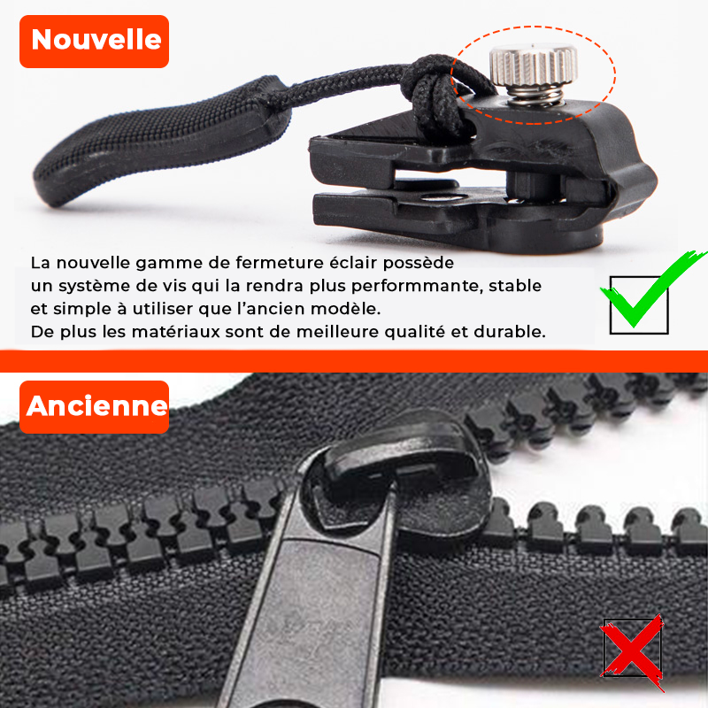 Zip'Fixer : kit de réparation pour fermeture éclair x6