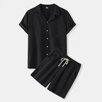 Ensemble Chemise & Short en Coton Respirant