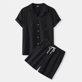 Ensemble Chemise & Short en Coton Respirant
