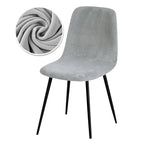 Housse de Chaise en Velours Extensible