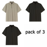 Lot de 3 Polos Manches Courtes - Grandes Tailles