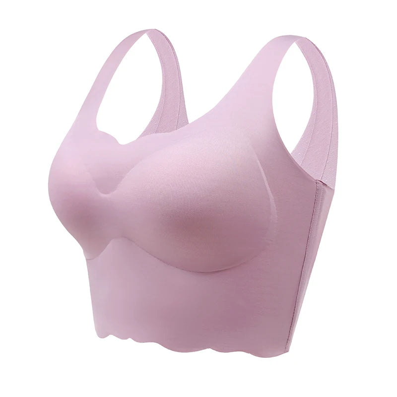 Brassière Sans Couture Sans Armatures Femme – Soutien-Gorge Invisible, Respirant et Confort Push-Up du S au 6XL