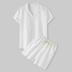 Ensemble Chemise & Short en Coton Respirant