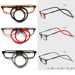 Lunettes presbytes pliables avec cordon en silicone