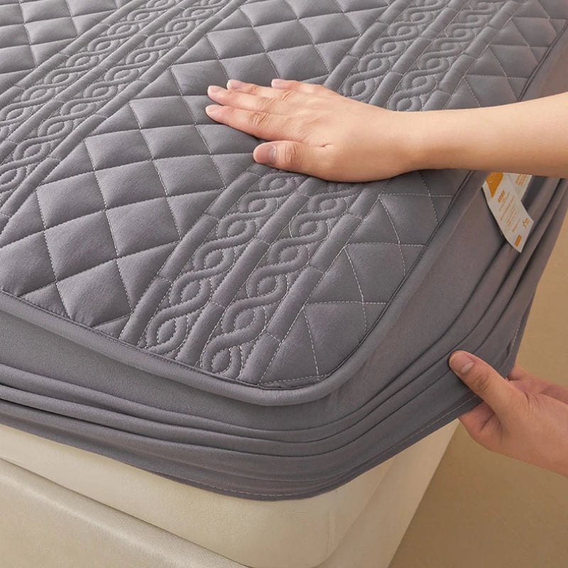 Protège-Matelas Matelassé Antibactérien & Imperméable