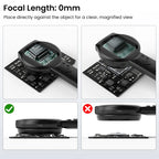 Loupe Numérique Portable IPS 2.8 pouces HD 1080P 100X