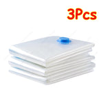 3x Sacs de Rangement sous vide 80% GAIN DE PLACE - Pompe OFFERTE