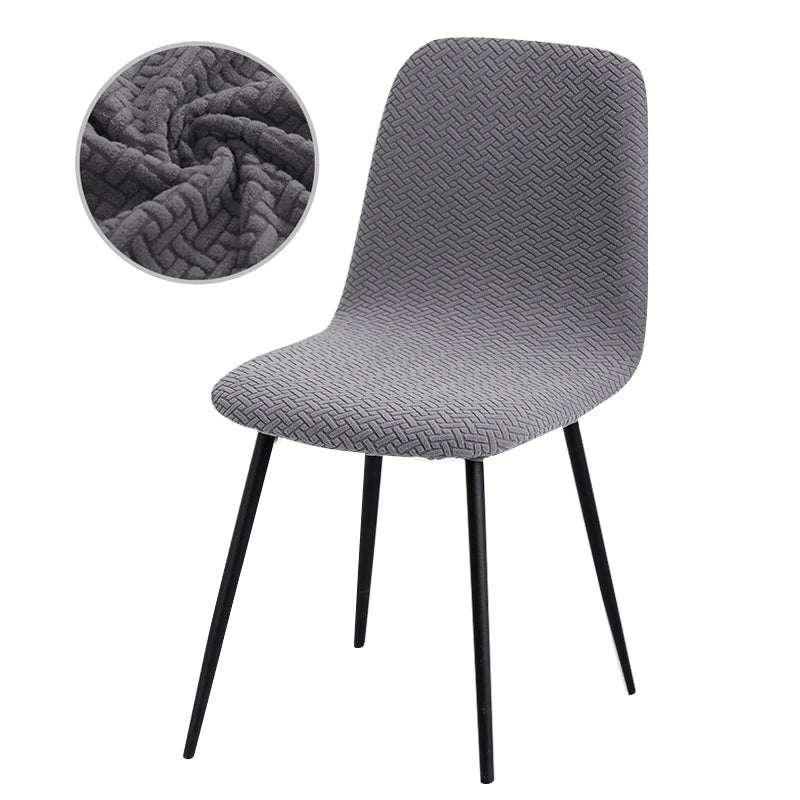 Housse de Chaise en Velours Extensible