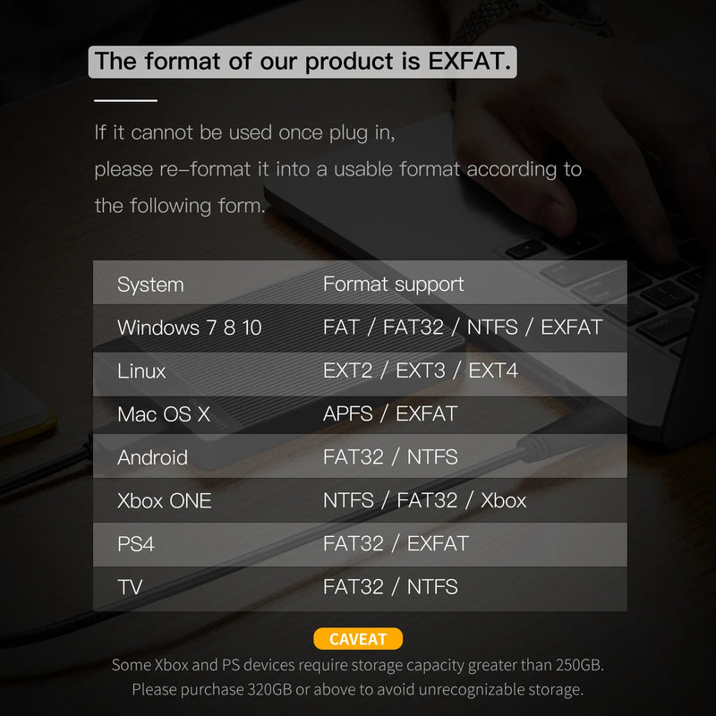 Disque dur externe HDD Portable usb 3.0 - Jusqu'à 1To