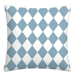 Taie de Coussin Bleu de Canapé à Différents Motifs