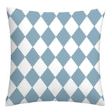 Taie de Coussin Bleu de Canapé à Différents Motifs