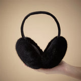Cache-oreilles en fausses fourrure de lapin