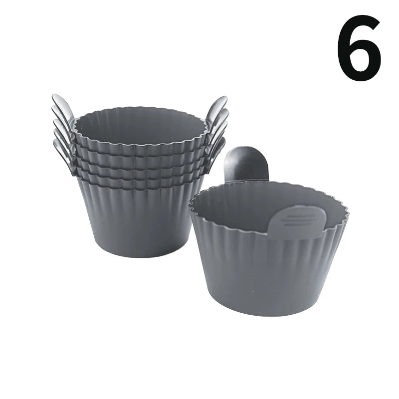 4x Moules en Silicone Antiadhésif pour Air Fryer