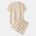 Ensemble Chemise & Short en Coton Respirant