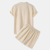 Ensemble Chemise & Short en Coton Respirant