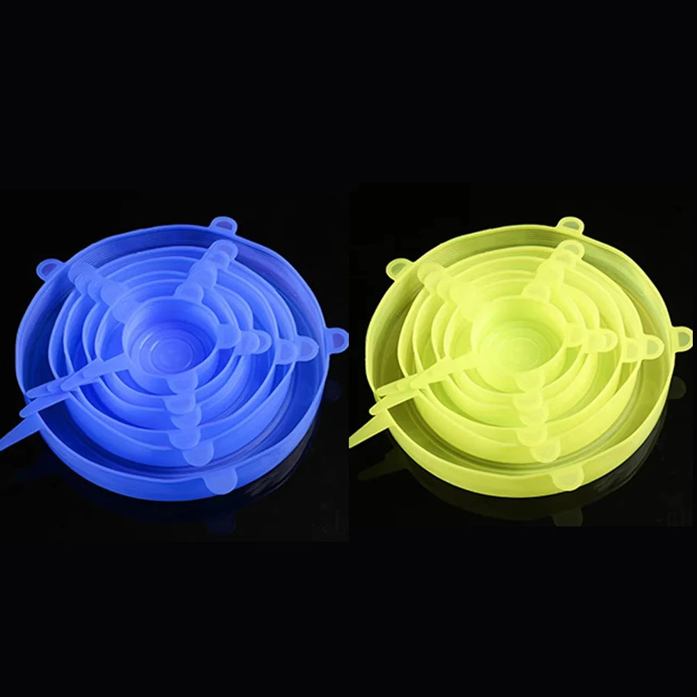 12 Couvercles Élastiques Universels pour Bols & Récipients