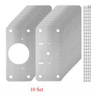 Kit de Réparation de Charnières d'Armoires en Acier Inox - 4PCS + VIS OFFERTES