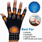 Gants Thérapeutiques Magnétiques Anti-Douleurs Articulaires