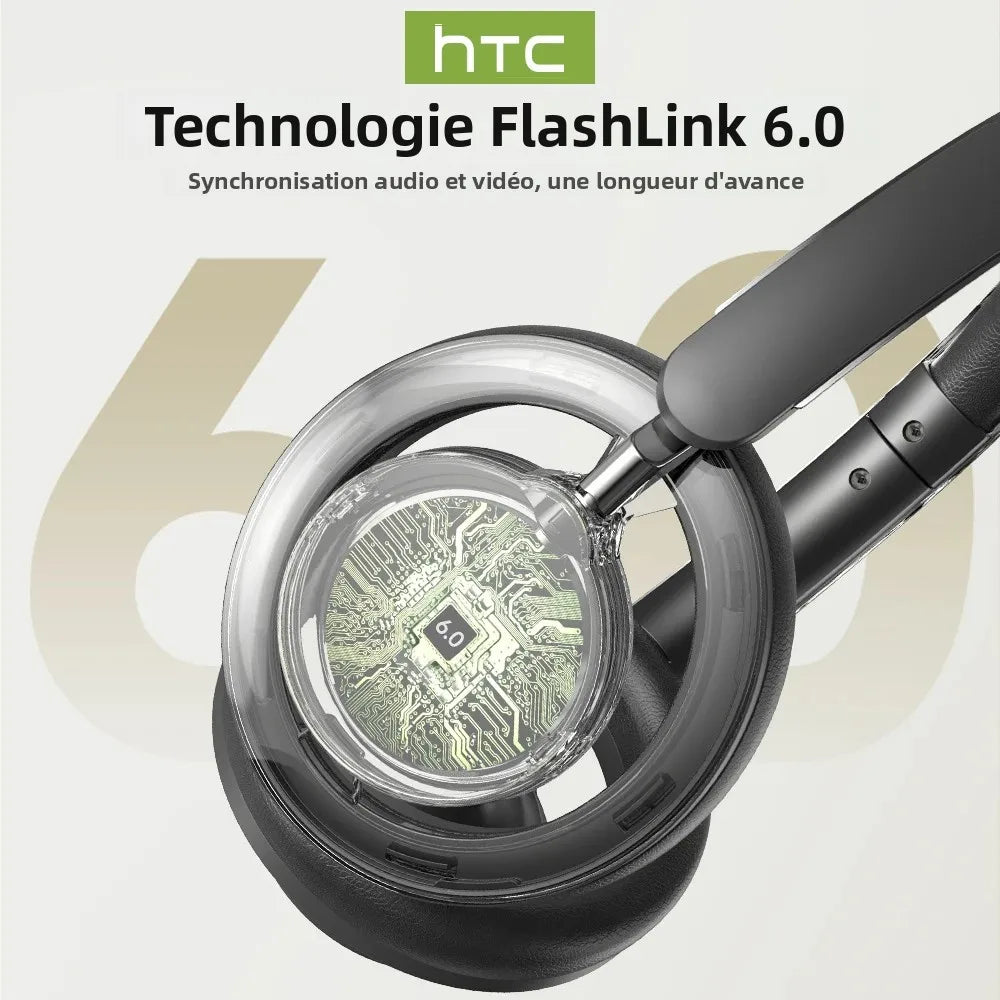 Casque V6.0 Sans FIl Pliable Respirant Touch Control