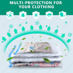 3x Sacs de Rangement sous vide 80% GAIN DE PLACE - Pompe OFFERTE