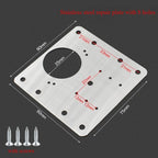 Kit de Réparation de Charnières d'Armoires en Acier Inox - 4PCS + VIS OFFERTES