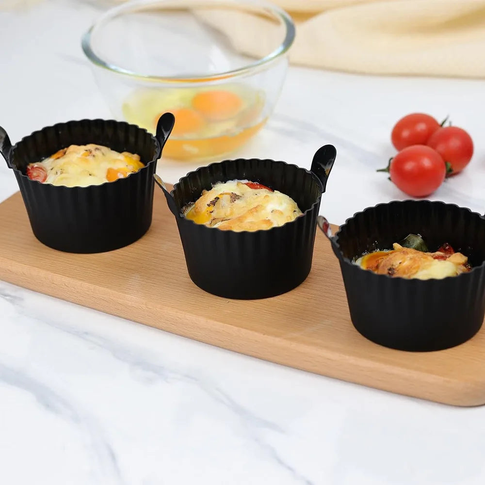 4x Moules en Silicone Antiadhésif pour Air Fryer
