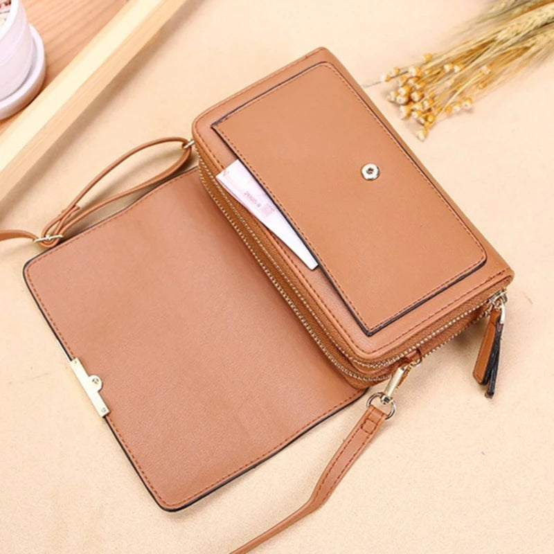 Portefeuille Femme Grande Capacité – Multi-Cartes avec Compartiment Téléphone – Style Chic & Décontracté