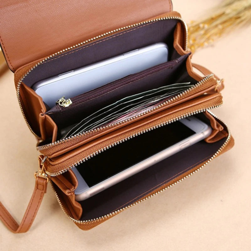 Portefeuille Femme Grande Capacité – Multi-Cartes avec Compartiment Téléphone – Style Chic & Décontracté