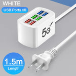 Multiprise USB Haute Vitesse 6 Appareils