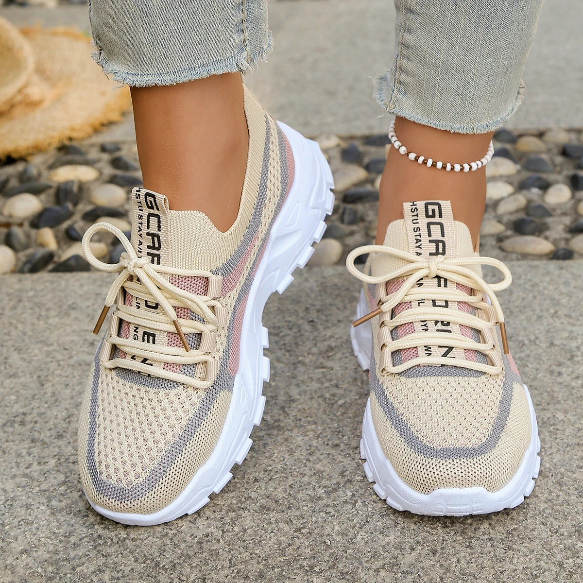 Baskets Femme Ultra Légères Confort Quotidien