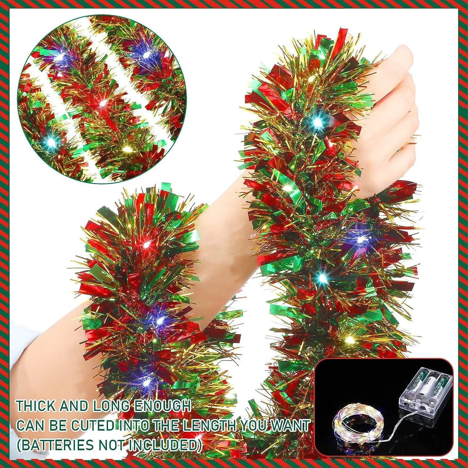 Guirlande de Noël de Sapin à LED - 5M