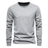 T-Shirt en 100% Coton Intemporel Manches Longues - Homme