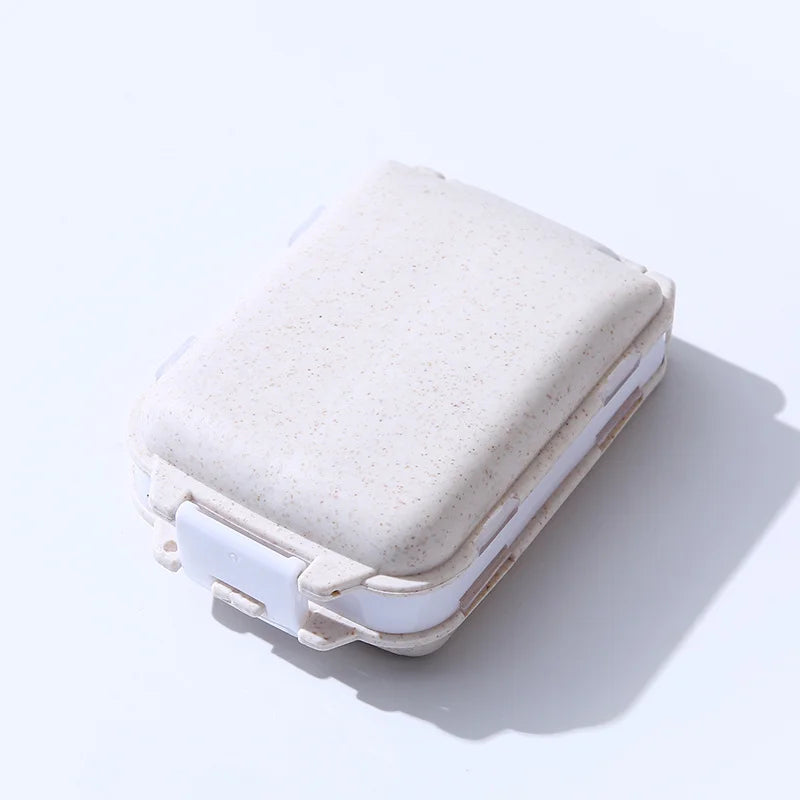 Mini Pilulier Organisateur de Voyage - 8 Compartiments
