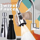 Extension de Robinet de Cuisine Double Boule Rotative 3 Modes