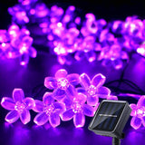 Guirlande Lumineuse Solaire Florale pour Jardin