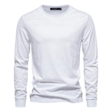 T-Shirt en 100% Coton Intemporel Manches Longues - Homme
