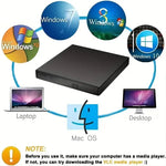 Lecteur de CD externe USB pour Ordinateur