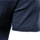 T-Shirt 100% Coton Décontracté à Col Rond et Manches Courtes
