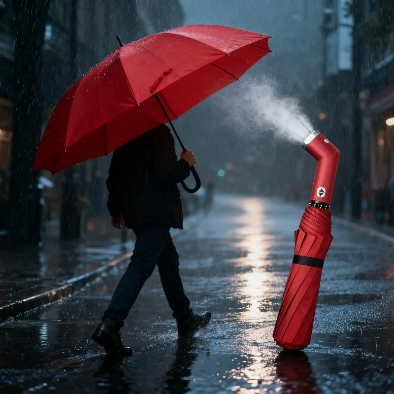 Parapluie à Ouverture Automatique & Résistant au Vent avec LED